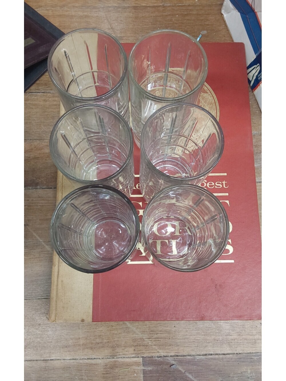 6 Anchor Hocking Tartan Iced Tea Glass Tumbler Set Of 6 Manchester